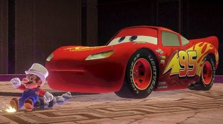 What if Lightning McQueen is Playable in Super Mario Odyssey?