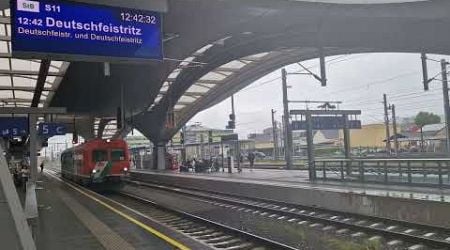 Abfahrt der S11 8789 (Ersatzgarnitur) am 01.07.2024 in Graz Hbf