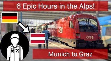 EPIC ALPINE SCENERY BY TRAIN: OBB Eurocity - Munich to Graz