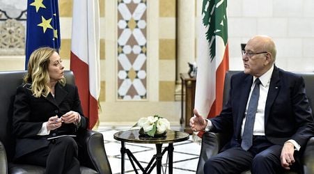 Meloni tells Lebanese PM Italy is 'committed to ceasefire'