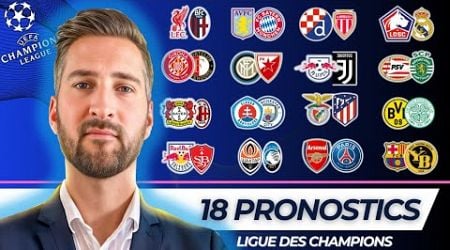 Pronostic Foot LIGUE DES CHAMPIONS : Mes 18 PRONOSTICS ( Ligue des Champions )