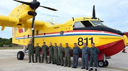 Croatian aircraft in Greece to help fight wildfires