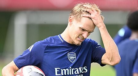 Martin Odegaard still 'a long way' from Arsenal return as absence compared to Man City star