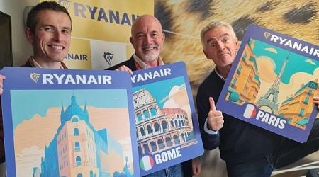 Ryanair adds Rome, Paris and Katowice to winter schedule