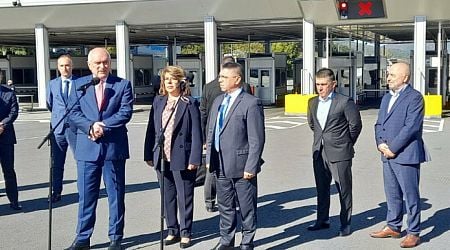 Renovated Kalotina checkpoint on the border with Serbia starts work