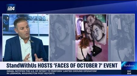 StandWithUs hosts &#39;Faces of October 7&#39; event