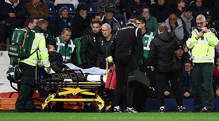 Linesman carried off at West Brom after game paused due to medical incident