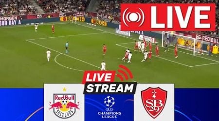 RB Salzburg vs. Stade Brestois LIVE | UEFA Champions League 2024/25 | Match Live Today!