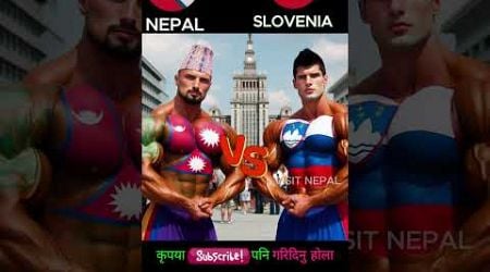 Nepali bodybuilders vs Slovenia bodybuilders #love #shortsviraltips #singapore #nepal #slovenia