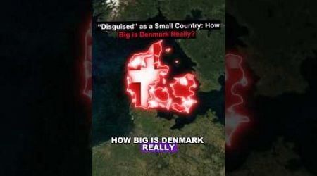 How big is Denmark, a European power disguised as a small country?