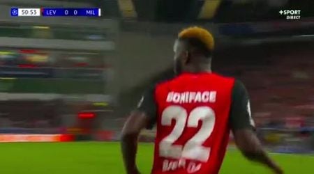 Victor Okoh Boniface Goal - Bayer Leverkusen vs Ac Milan (1-0), Goals Results/Extended Highlights..