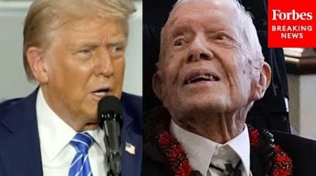 JUST IN: Trump Repeats &#39;Happiest Man&#39; Jimmy Carter Joke On 39th President&#39;s 100th Birthday