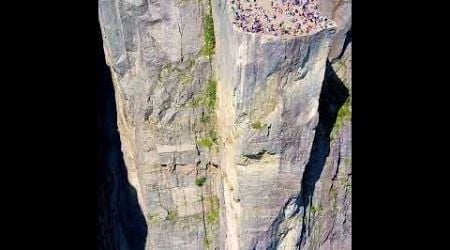 Pulpit Rock Preikestolen Beautiful Nature Norway @theseekers #travel #shorts