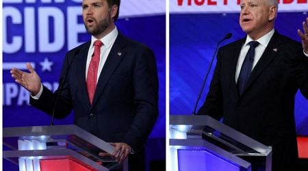 Walz and Vance keep it cordial but attack running mates in US vice-presidential debate