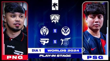 LIVE COMPLETA: WORLDS - MDK x VKE | PNG x PSG