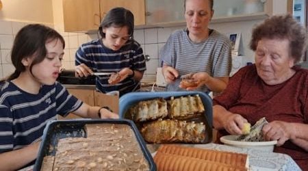 Busy sa kitchen, preparing for family lunch - Filipino Czech family