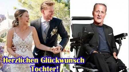 SCHUMACHERS TOCHTER GINA HEIRATET AUF FAMILIEN-FINCA! MICHAEL SCHUMACHERS GRATULIERT SEINER TOCHTER