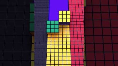 Rubik&#39;s Cubes Form Belgium Flag Pattern Endless Loop