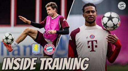 Combination play &amp; shooting practice ahead of Aston Villa | Inside training: UCL