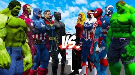 TEAM AVENGER CLASSIC VS TEAM AVENGER NEW - EPIC SUPERHEROES WAR