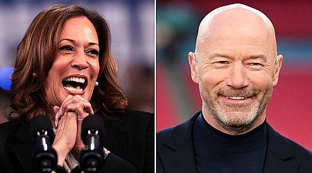 Iconic Alan Shearer commentary featured in Kamala Harris US presidential video