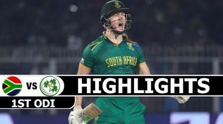 SOUTH AFRICA VS IRELAND 1ST ODI MATCH HIGHLIGHTS 2024 | SA VS IRE