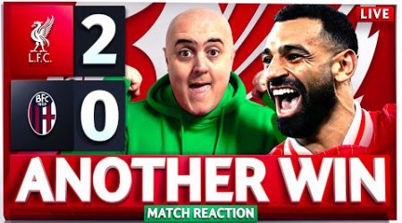 LIVERPOOL 2-0 BOLOGNA! Slot &amp; Salah Record Breakers! Craig&#39;s LIVE Match Reaction