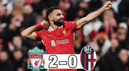 Liverpool vs Bologna (2-0) | All Goals &amp; Extended Highlights | UEFA Champions League 2024/25