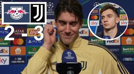 Dusan Vlahovic Francisco Conceicao Intervista Post RB Leipzig 2 vs 3 Juventus 02/10/2024