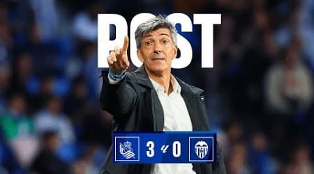 POST-PARTIDO | Imanol: &quot;Muy contento&quot; | Real Sociedad 3 - 0 Valencia CF