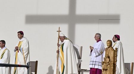 Pope denounces abuse cover-ups and calls for ceasefire in 'martyred' Lebanon as he ends Belgium trip