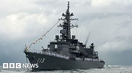 Japan sails warship through Taiwan Strait - reports