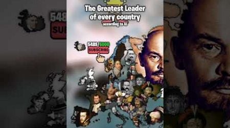 The greatest leader of every country. #map #europe #geography #history #leader #kingdom #empire