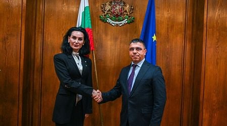 Interior Minister Atanas Ilkov Meets with Ukraine Ambassador Olesya Ilashchuk