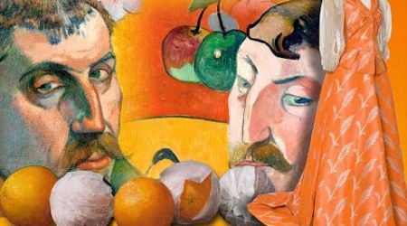 Gauguin&#39;s orange artwork