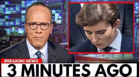 1 MINUTE AGO: Heartbreaking News For Barron Trump