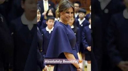 Melania Trump is absolutely beautiful! #shorts #melania #trump #firstlady #donaldtrump #beautiful