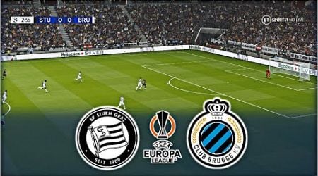 STURM GRAZ vs CLUB BRUGGE | UEFA CHAMPIONS LEAGUE 2024/2025