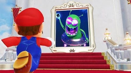 What Happens if Mario use the Secret Space Bully Nebulax Painting in Super Mario Odyssey?