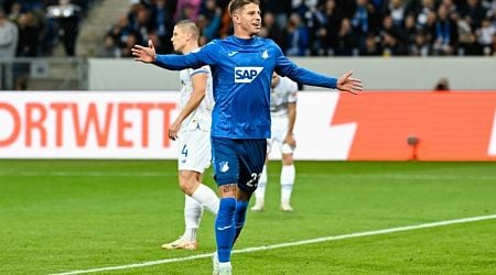 Hlozek brace lifts Hoffenheim 2-0 over Kiev in Europa League