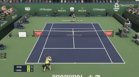 Tennis Elbow 4 | Zhizhen Zhang VS Zizou Bergs | SHANGHAI | Gameplay