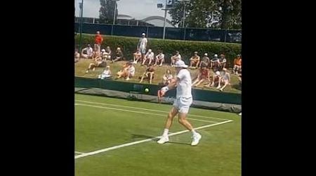 Zizou Bergs&#39; Backhand Up Close #atp #tennis #backhand