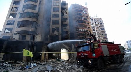 Israel attacks residential building in Beirut's suburbs