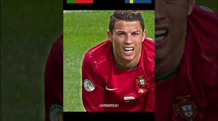 Ronaldo Hattrick Portugal VS Sweden #shorts #football #ronaldo