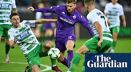 European football: TNS battle before Fiorentina defeat, Hearts snatch late win