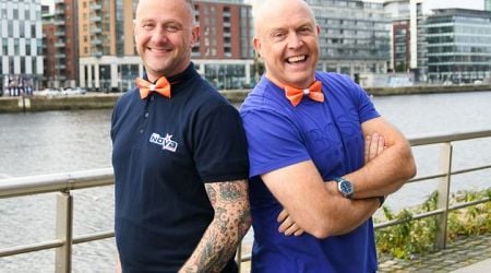 Radio Nova presenters PJ Gallagher and Jim McCabe get ready to take icy dip in the nip for cancer care