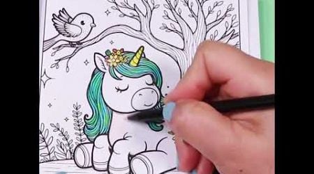 Unicorn Coloring Page | Coloring Fun for Children #coloringforkids #coloringfun