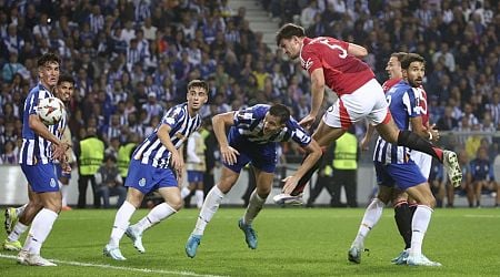 Maguire salvages draw for Man United at Porto after Fernandes sent off again in Europa League