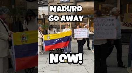 Maduro Go Away Now rally in Vienna