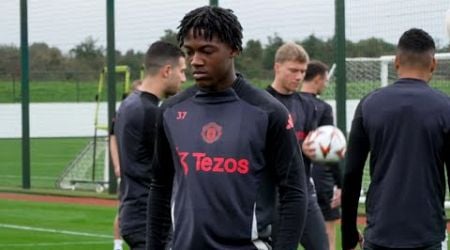 Kobbie Mainoo IS FIT! | Manchester United train ahead of Porto Europa League clash